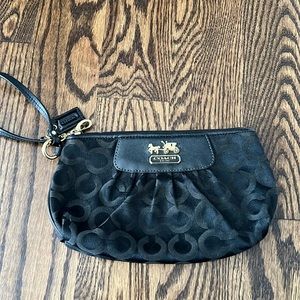 Coach Black Clutch Purse